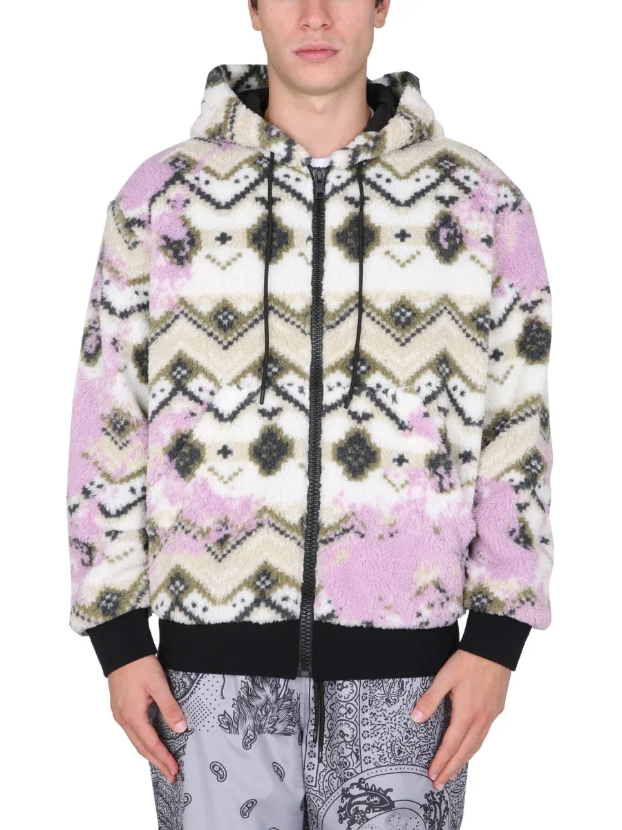 Fleece Sherpa Jacket by MSGM