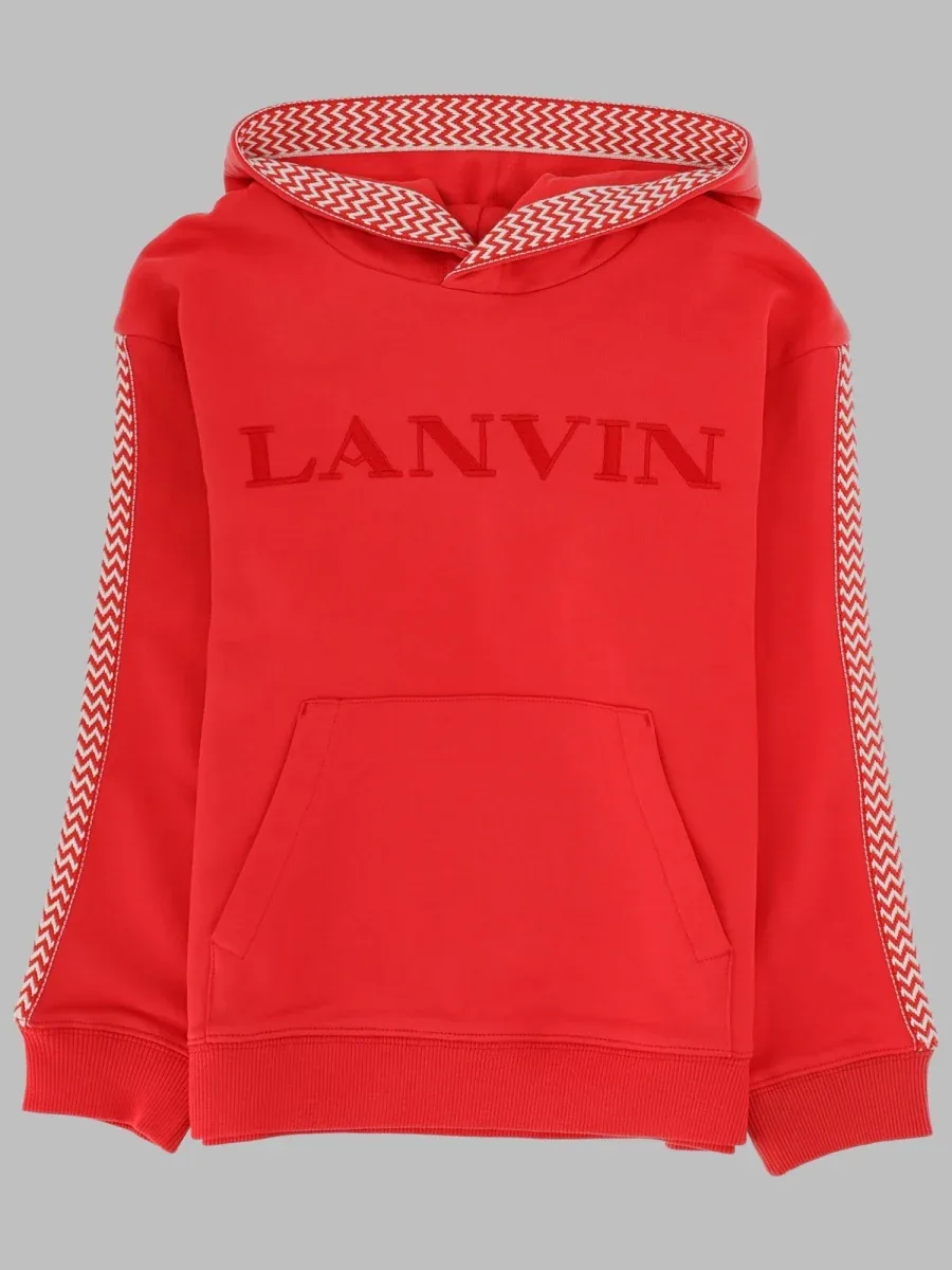 Cotton Hooded Sweatshirt by Lanvin