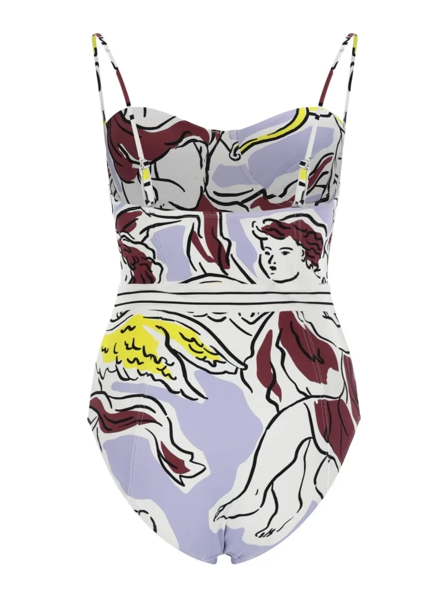 Recycled Polyamide One-Piece Swimsuit by TORY BURCH