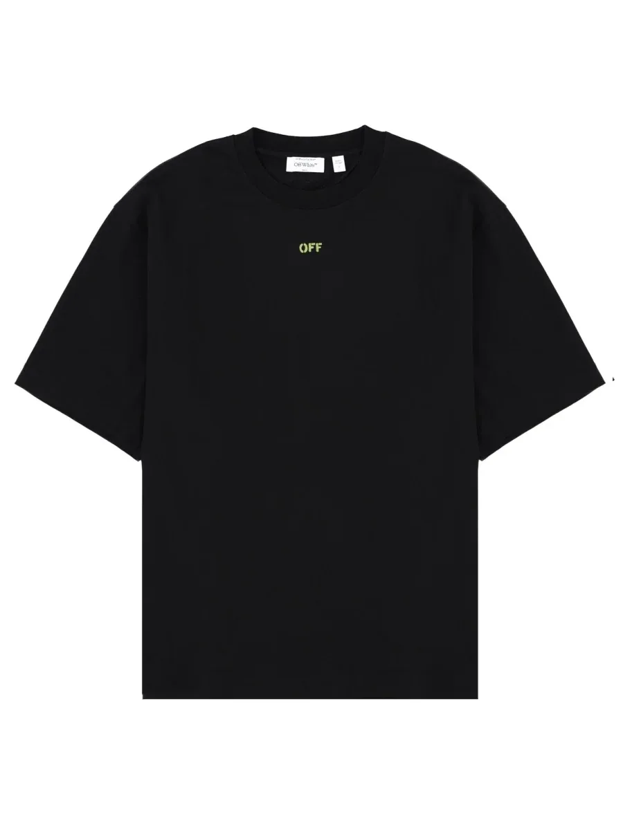 Logo-Embroidered Cotton T-Shirt by Off-White