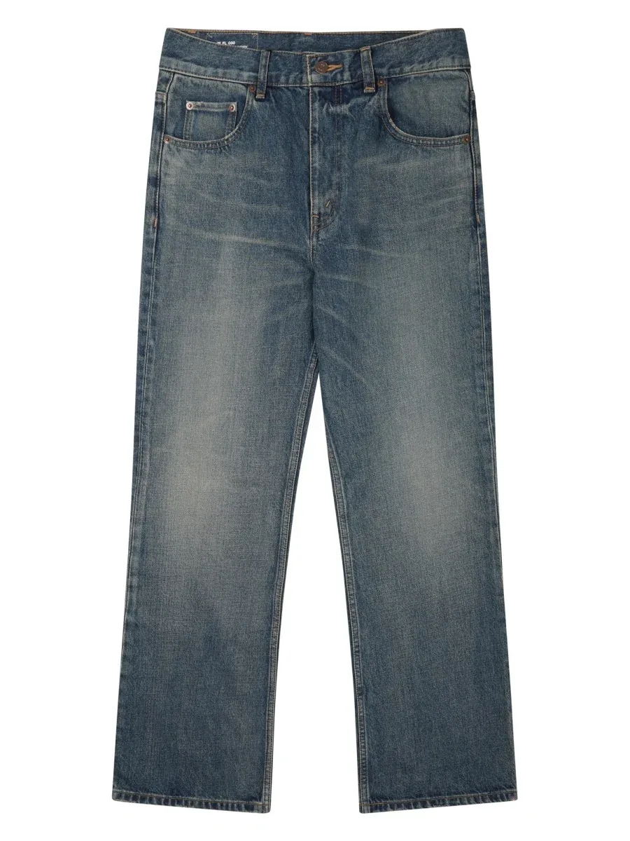 Stone-Washed Denim Jeans by Celine