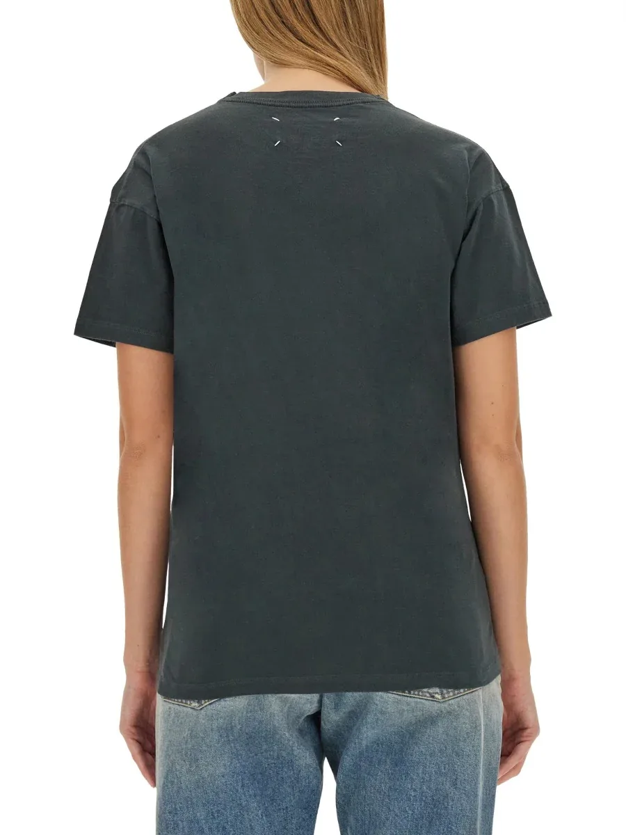 Logo Cotton T-Shirt by Maison Margiela