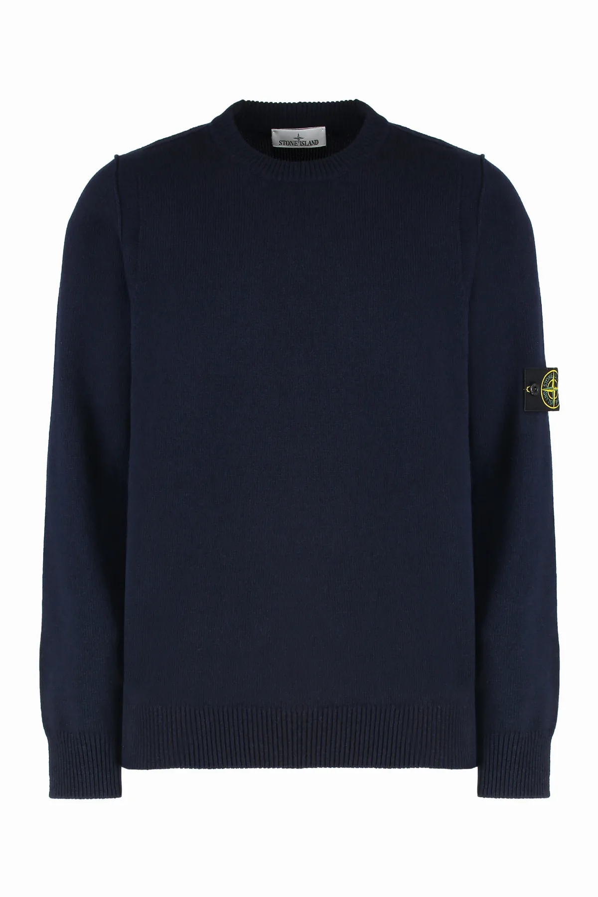 Wool-Blend Crew-Neck Sweater