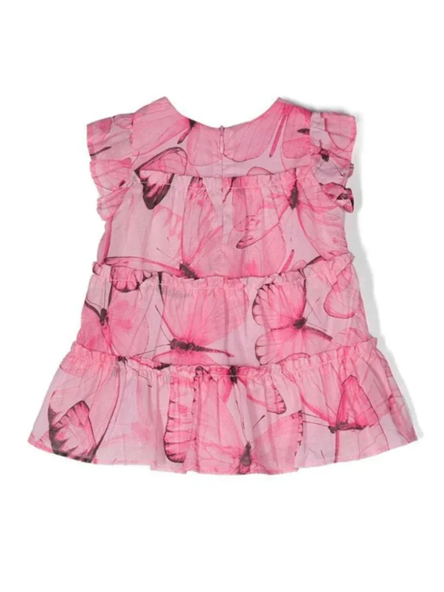 All-Over Print Cotton Dress by Miss Blumarine