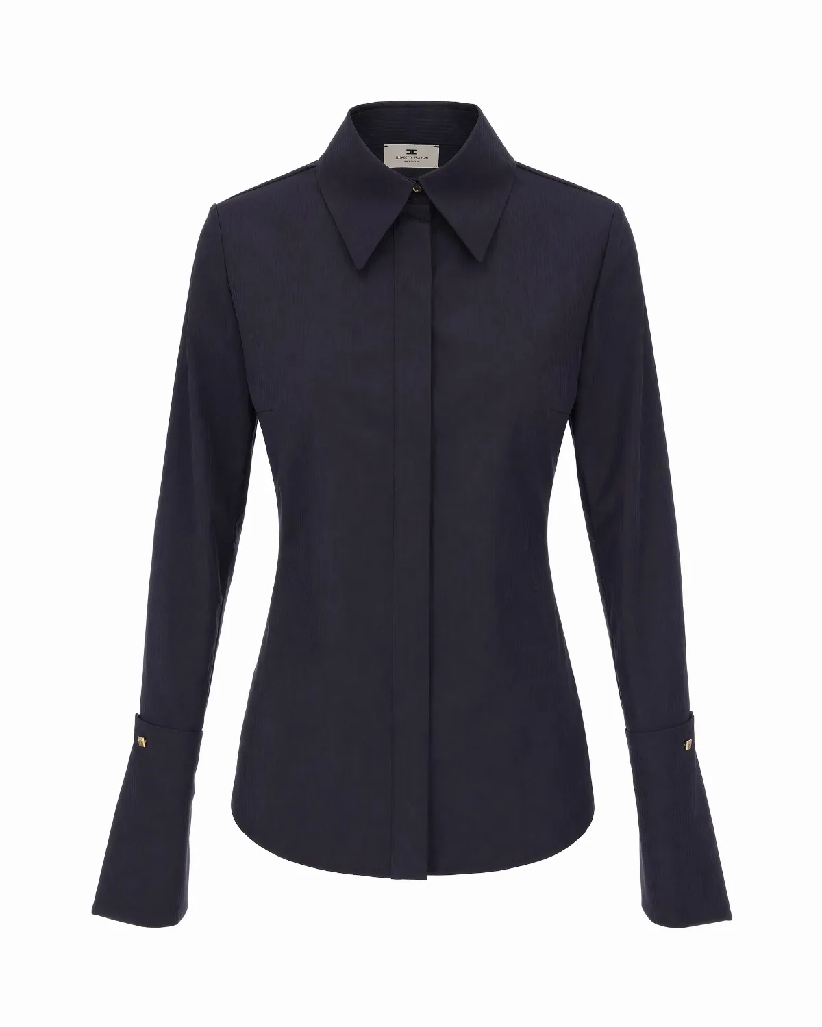Flared Cuff Cotton Shirt by Elisabetta Franchi