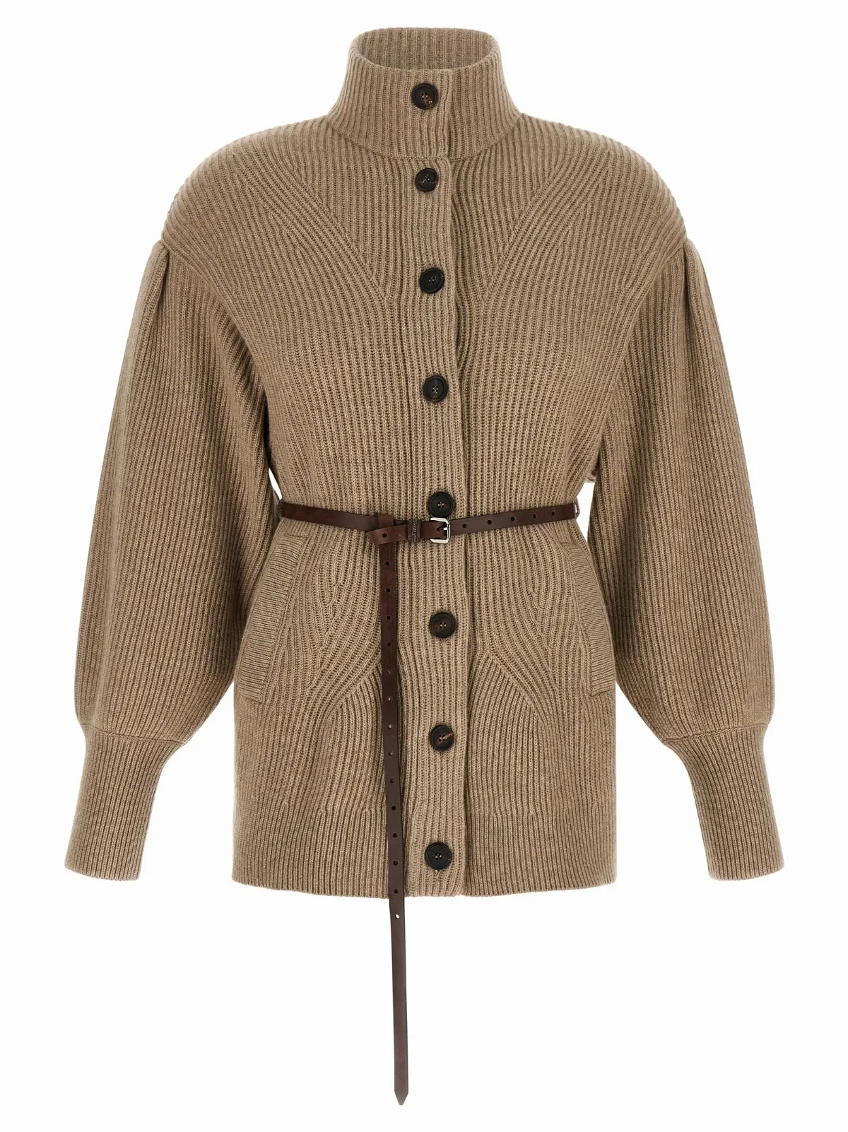 Virgin Wool Blend Cardigan by BRUNELLO CUCINELLI