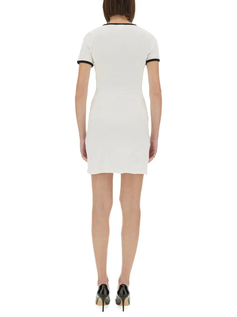 Holistic Contrast Mini Dress by CourrèGes