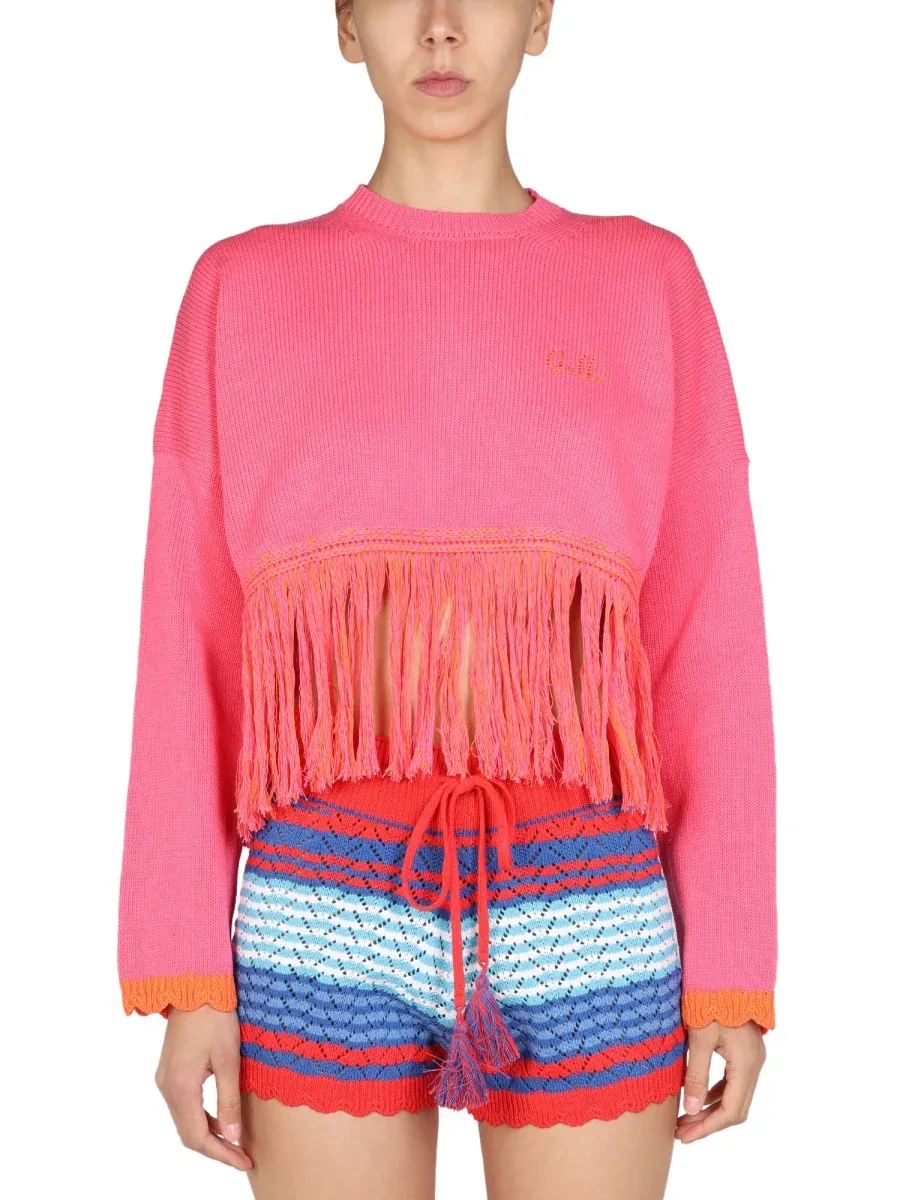 Logo Embroidery Sweater by Gallo