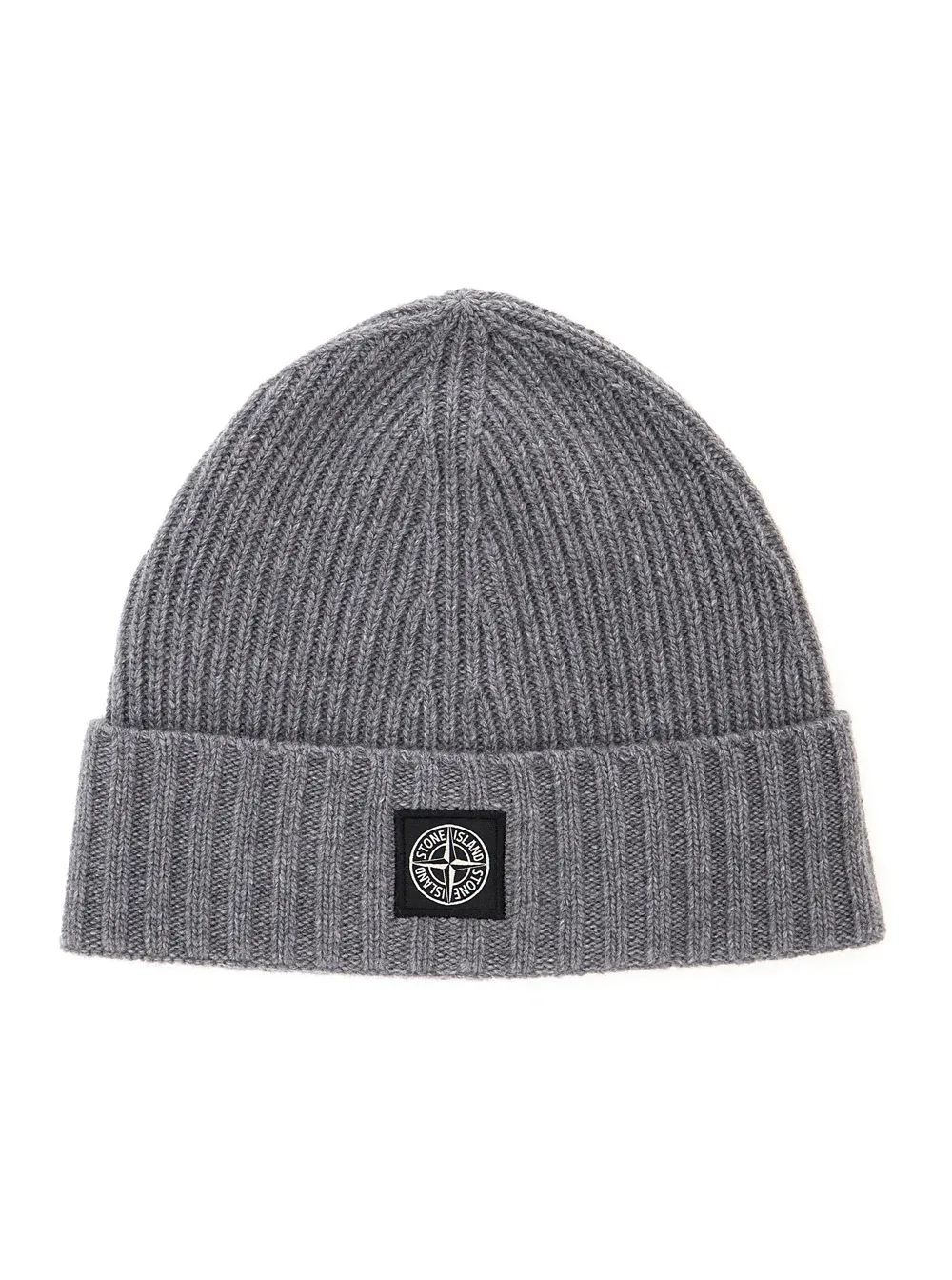 Ribbed Technical Fabric Beanie by Stone Island