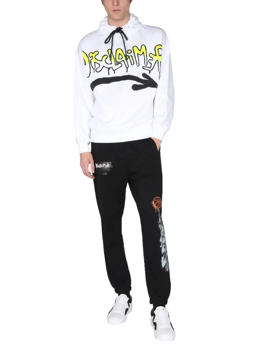 Logo-Print Cotton Sweatshirt by Disclaimer
