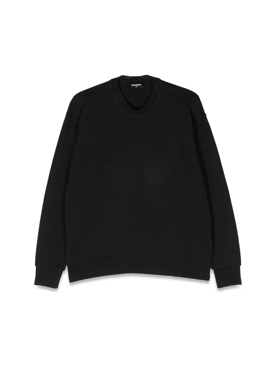 Cotton Crewneck Sweatshirt by Dsquared2