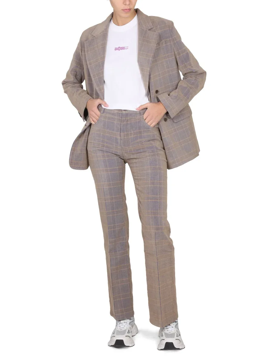High Waist Viscose Trousers by Mcq By Alexander Mcqueen