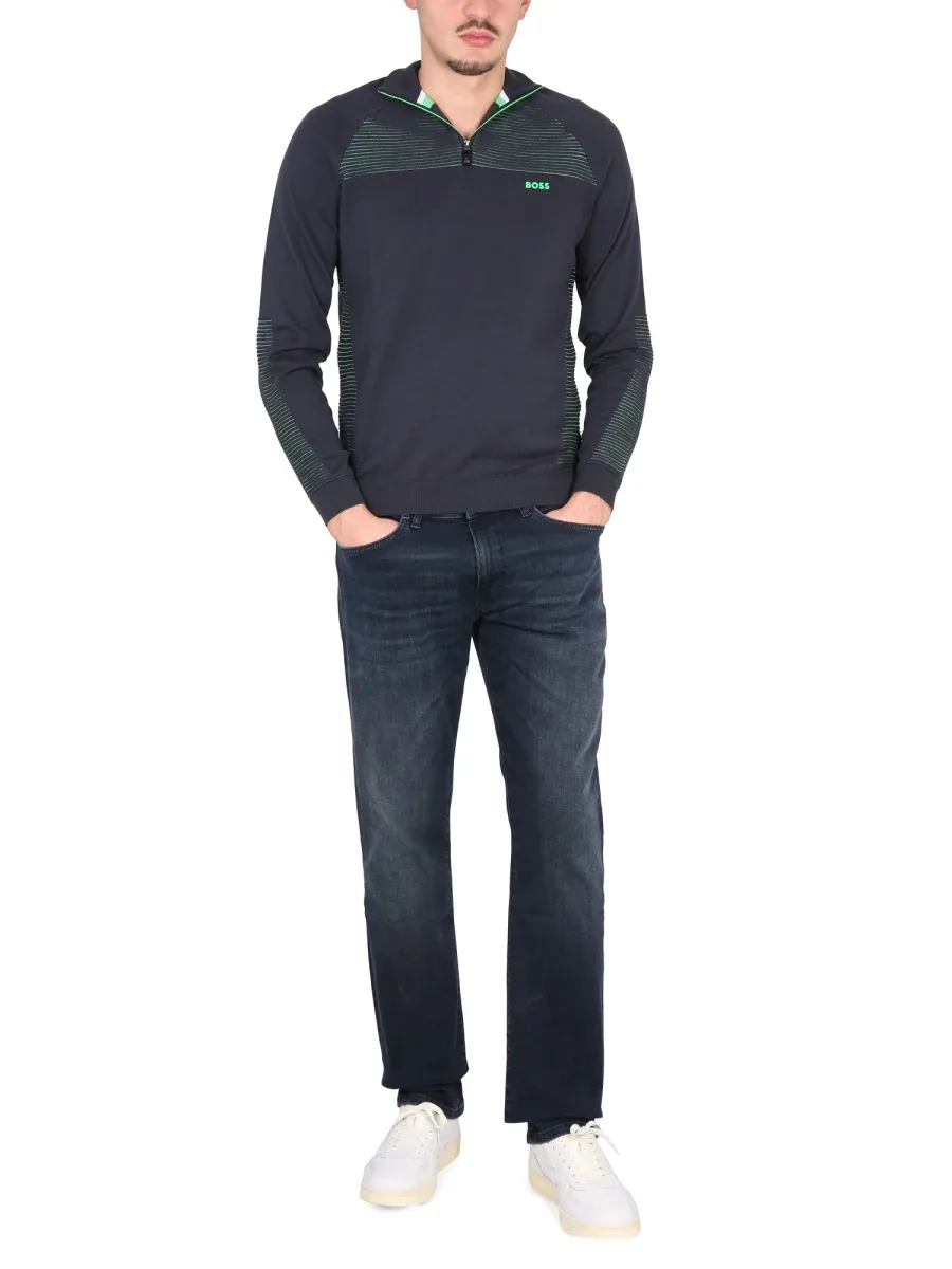 Cotton Turtleneck Sweater by Hugo Boss