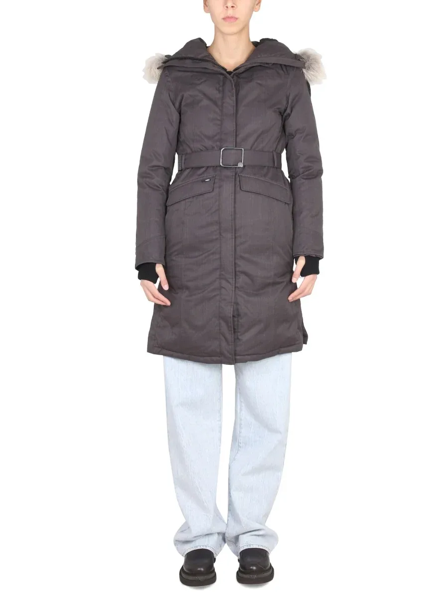 Drawstring Hood Parka Down Jacket by Nobis