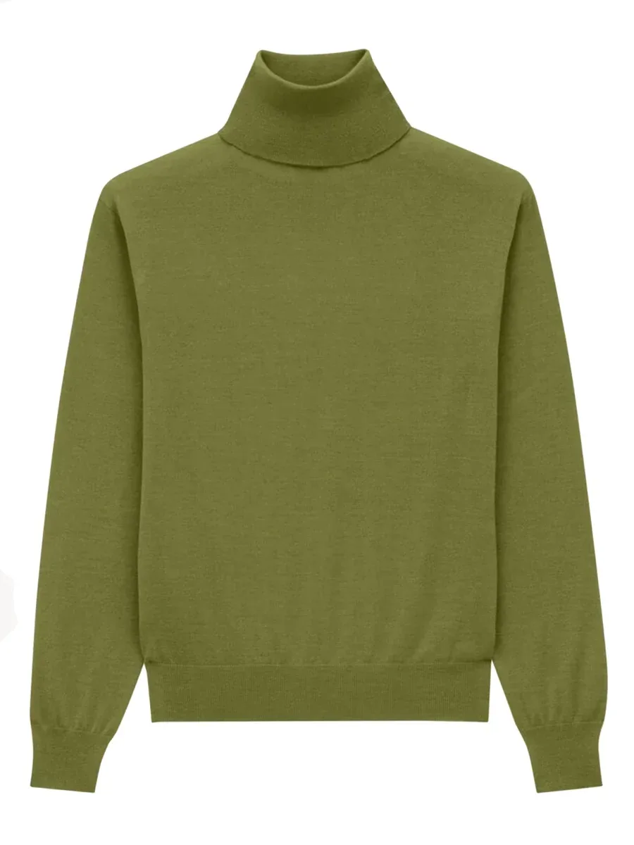 Cashmere, Wool & Silk Blend Turtleneck Sweater by Saint Laurent