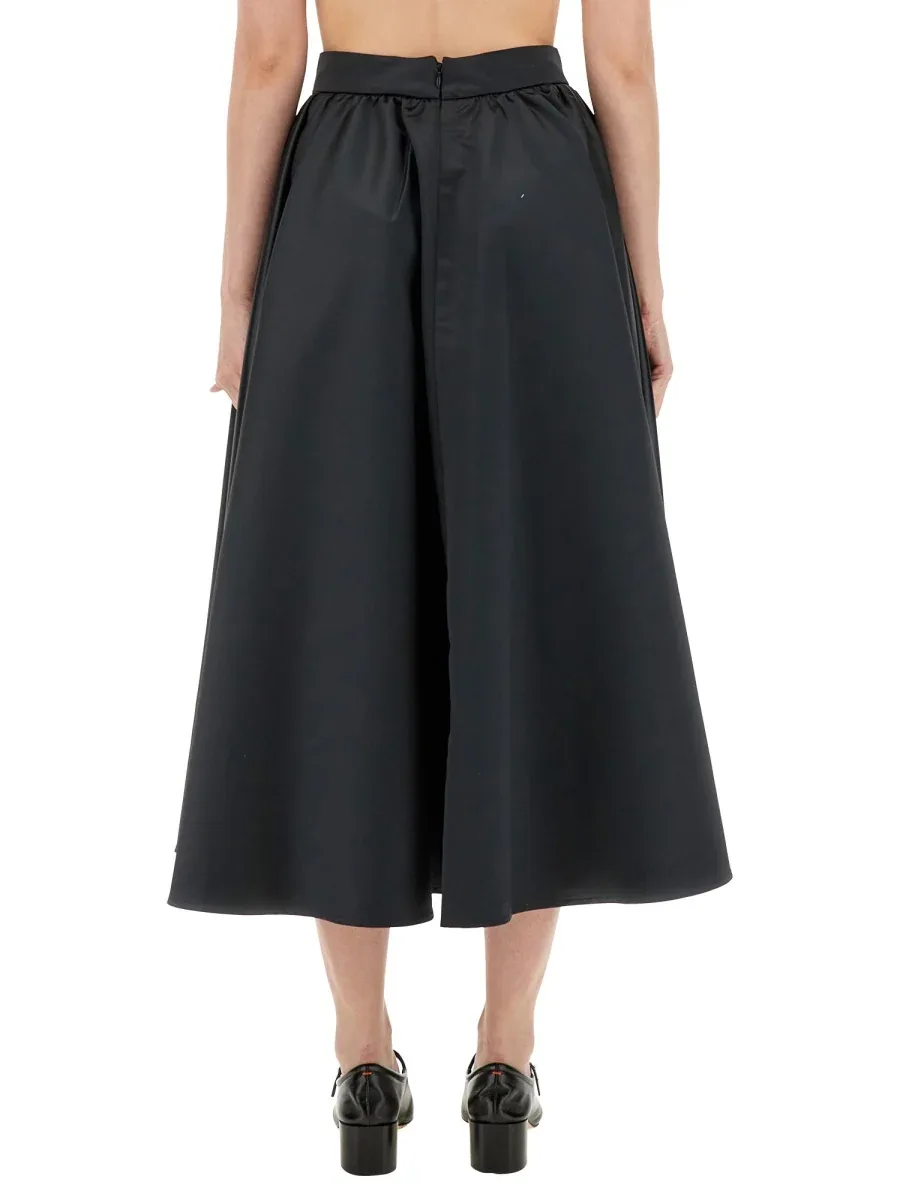 Flared Polyester Maxi Skirt by Patou