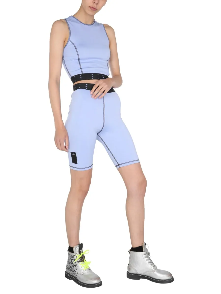 Cyclist Cotton Blend Shorts by Mcq By Alexander Mcqueen