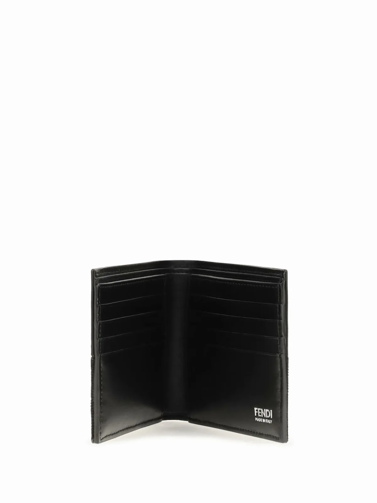 FF Jacquard Leather Wallet by Fendi