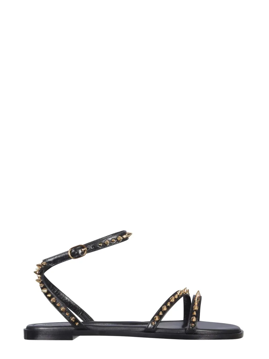 Studded Leather Sandals by alexander mcqueen