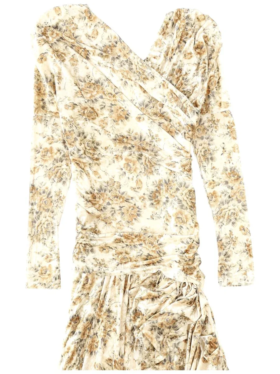 Printed Recycled Polyester Dress by Ganni