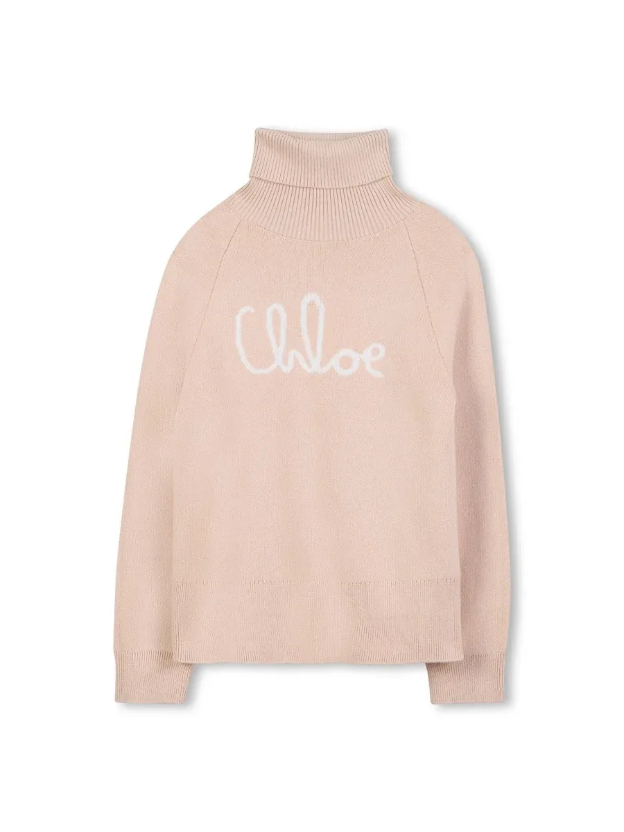 Logo Cotton-Wool Blend Sweatshirt by Chloé