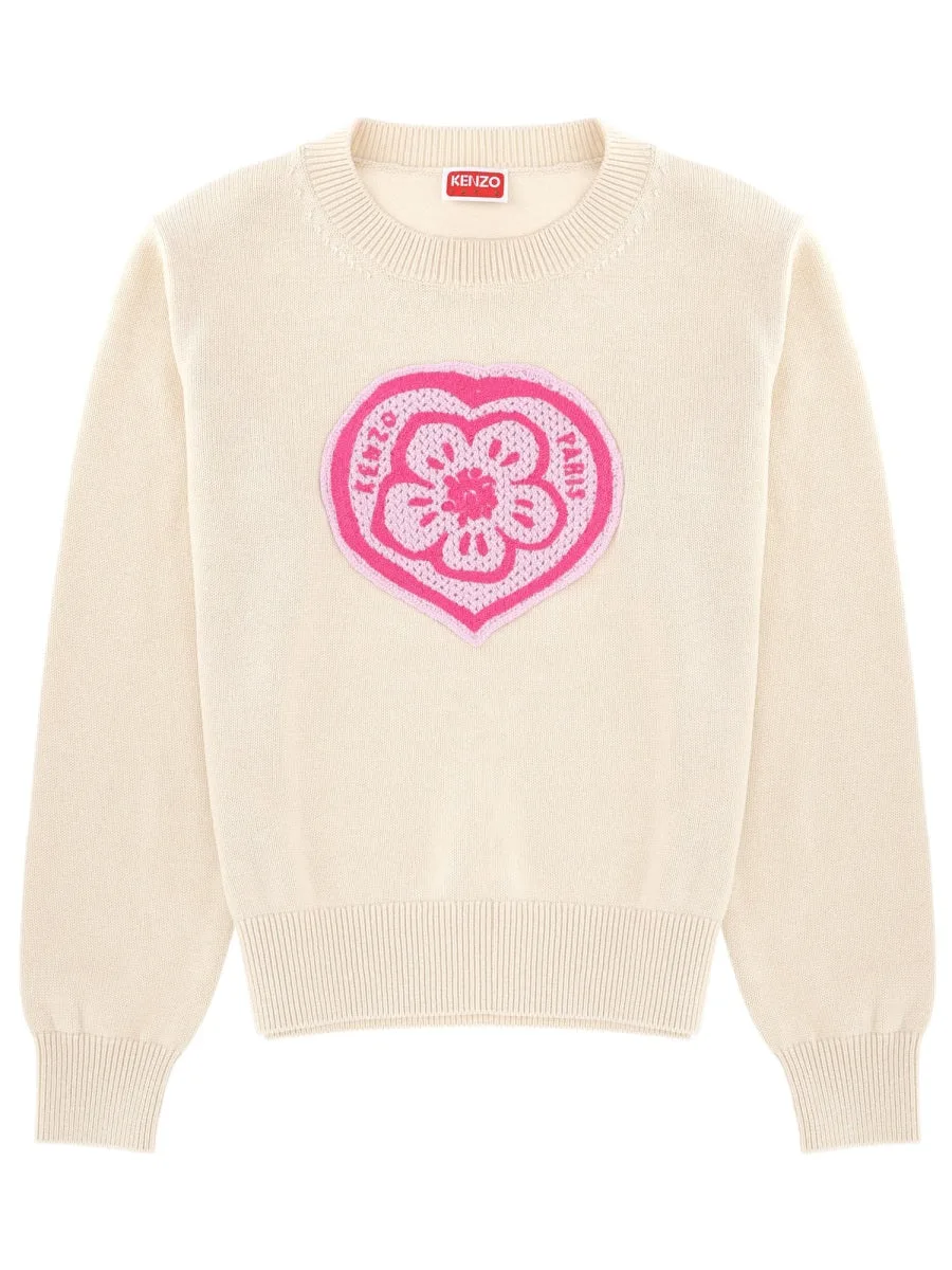 Boke Heart Sweater by Kenzo