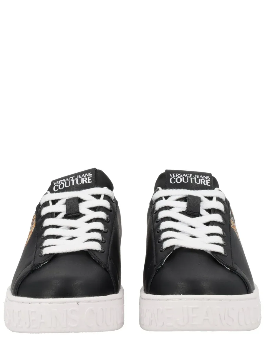 Wave Leather Sneaker by Versace Jeans Couture