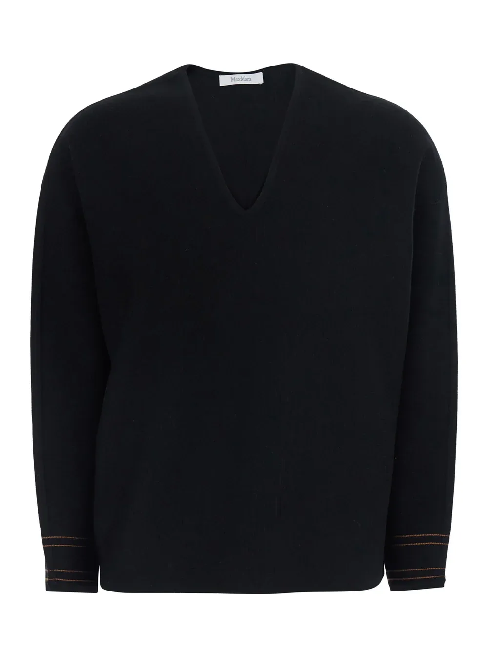 Wool V-Neck Blouse by Max Mara