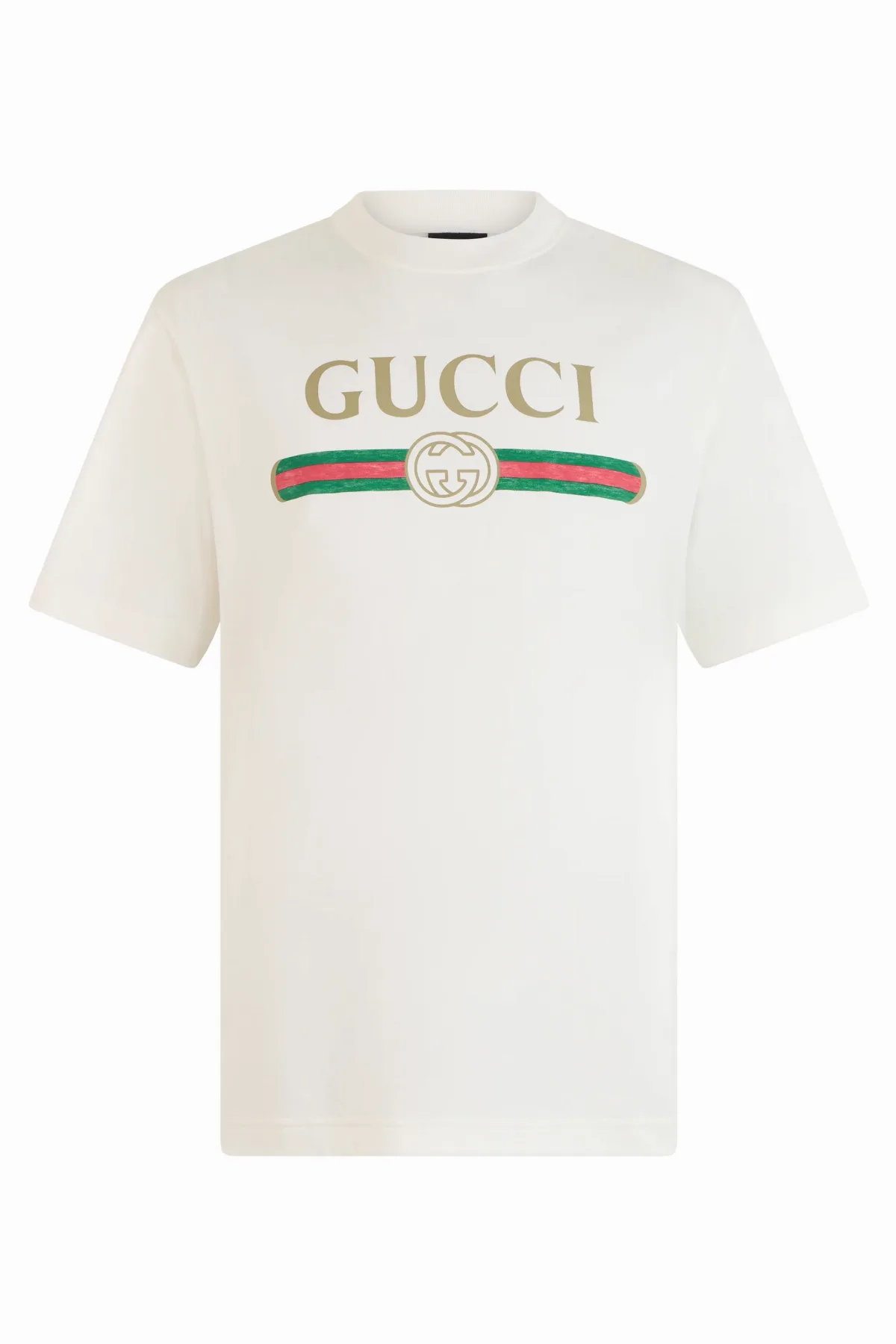 Logo-Graphic Cotton-Silk Jersey T-Shirt by Gucci
