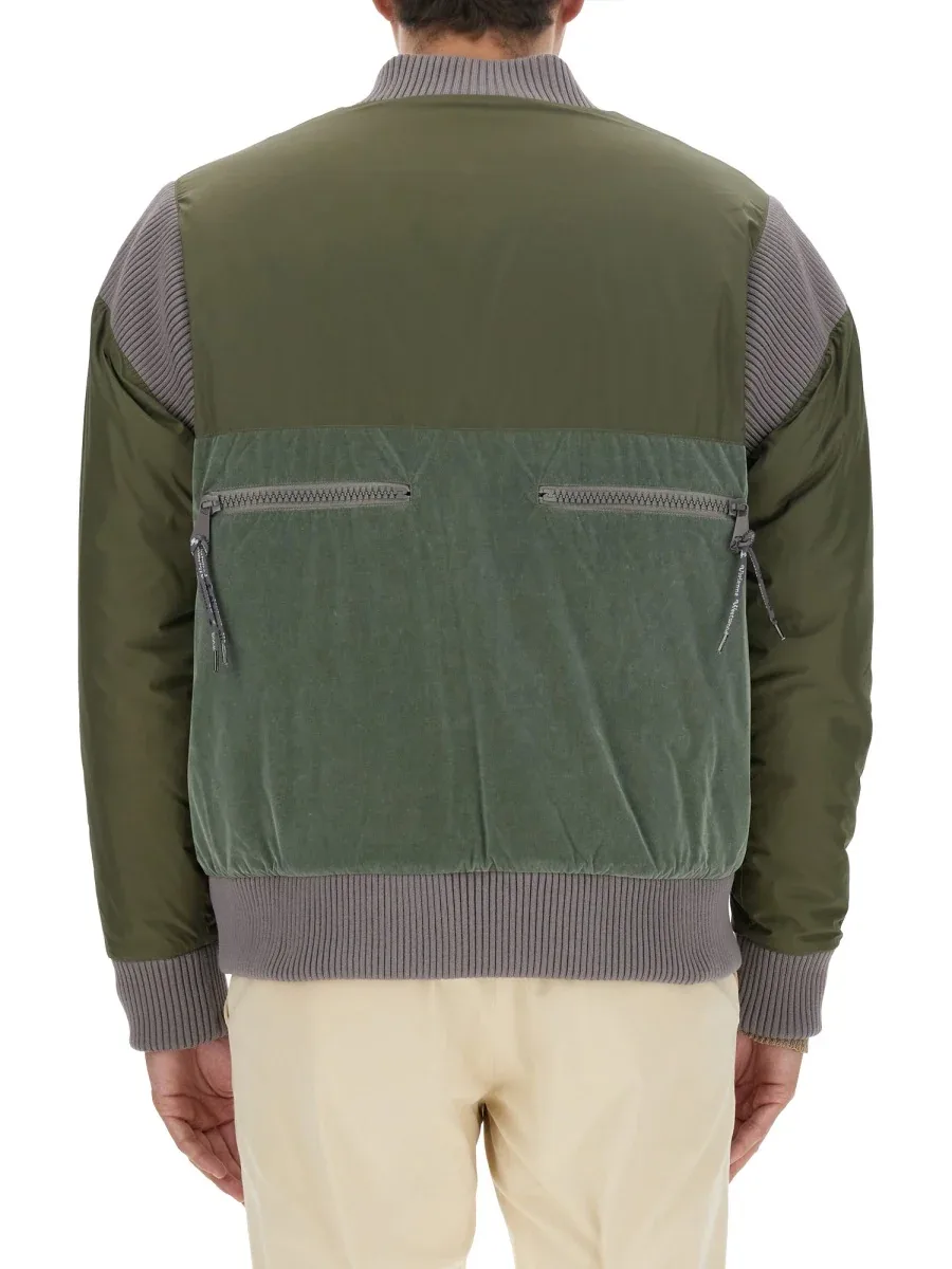 Logo-Embroidered Polyamide Bomber Jacket by Vivienne Westwood