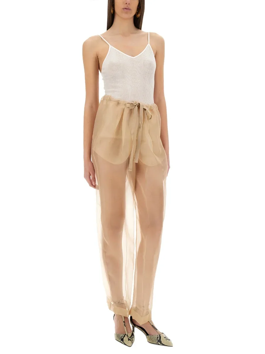 Silk Trousers by Khaite