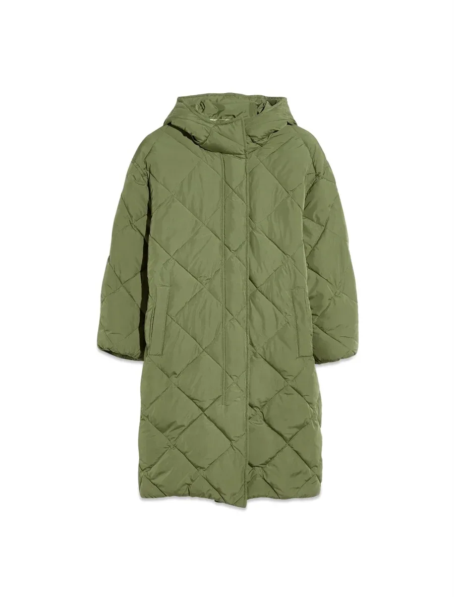 Military Green Polyester Parka by Bellerose