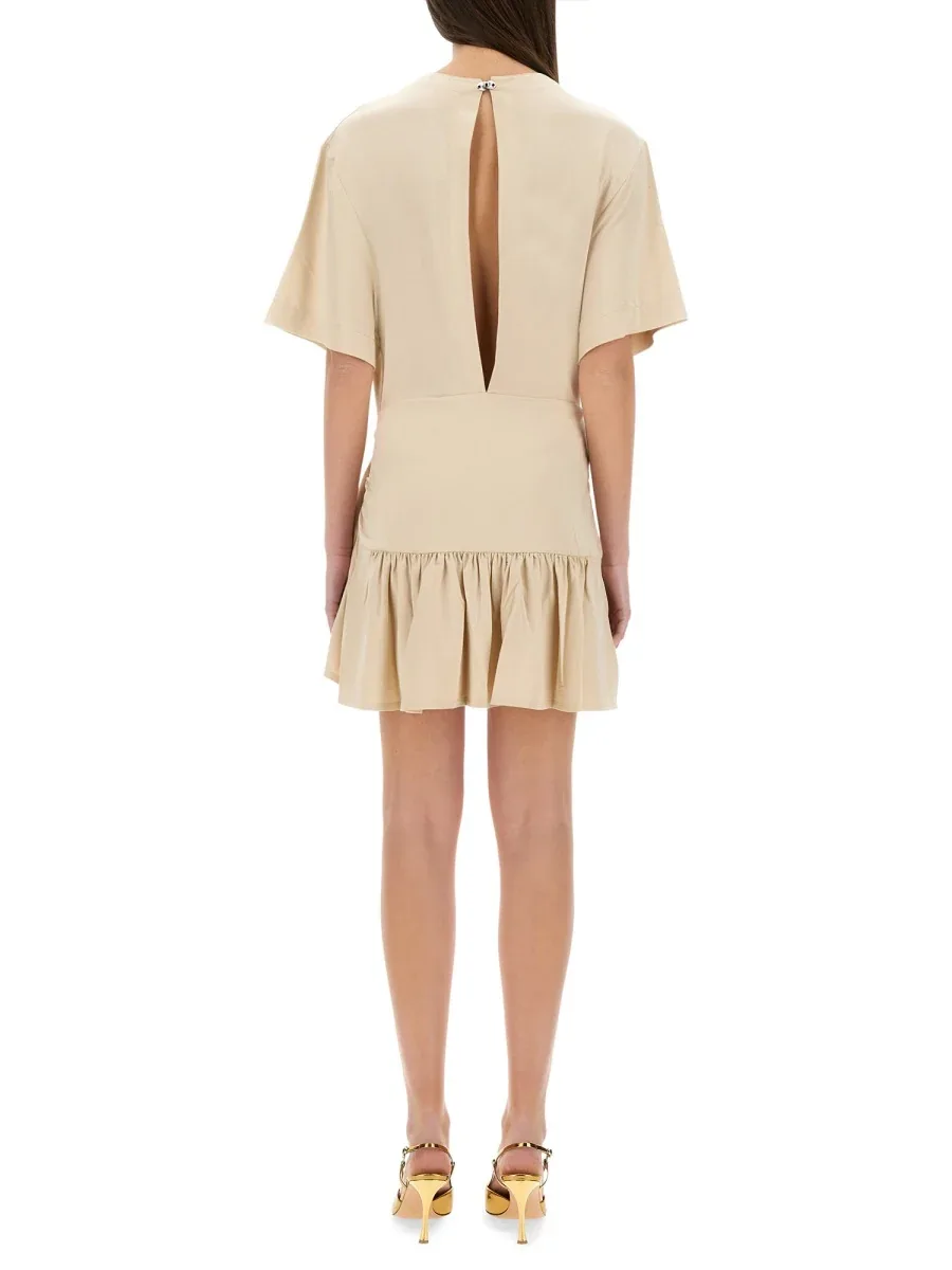 Bow Detail Viscose Mini Dress by Rabanne