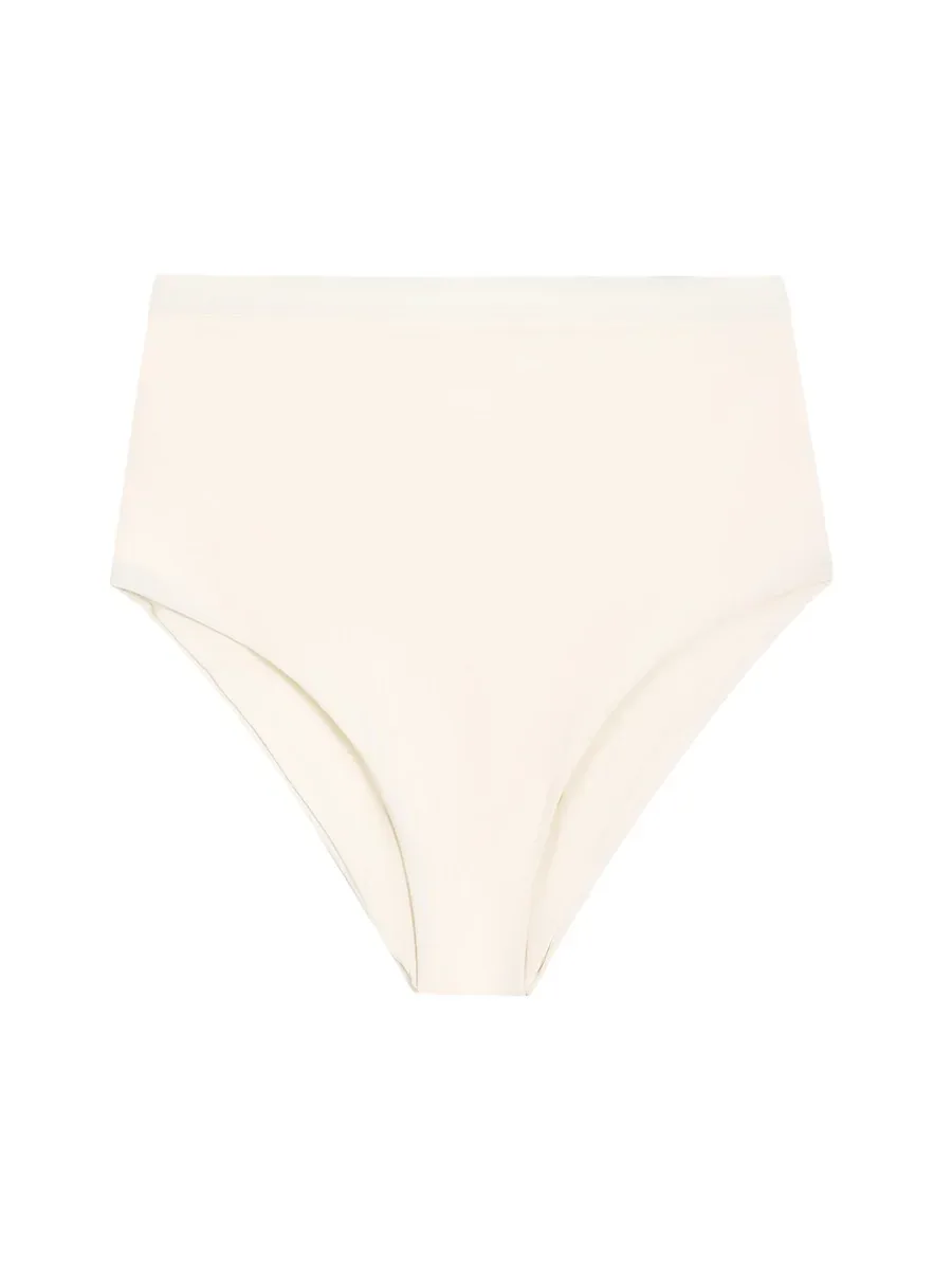 Logo-Embroidered Bikini Briefs by Jil Sander