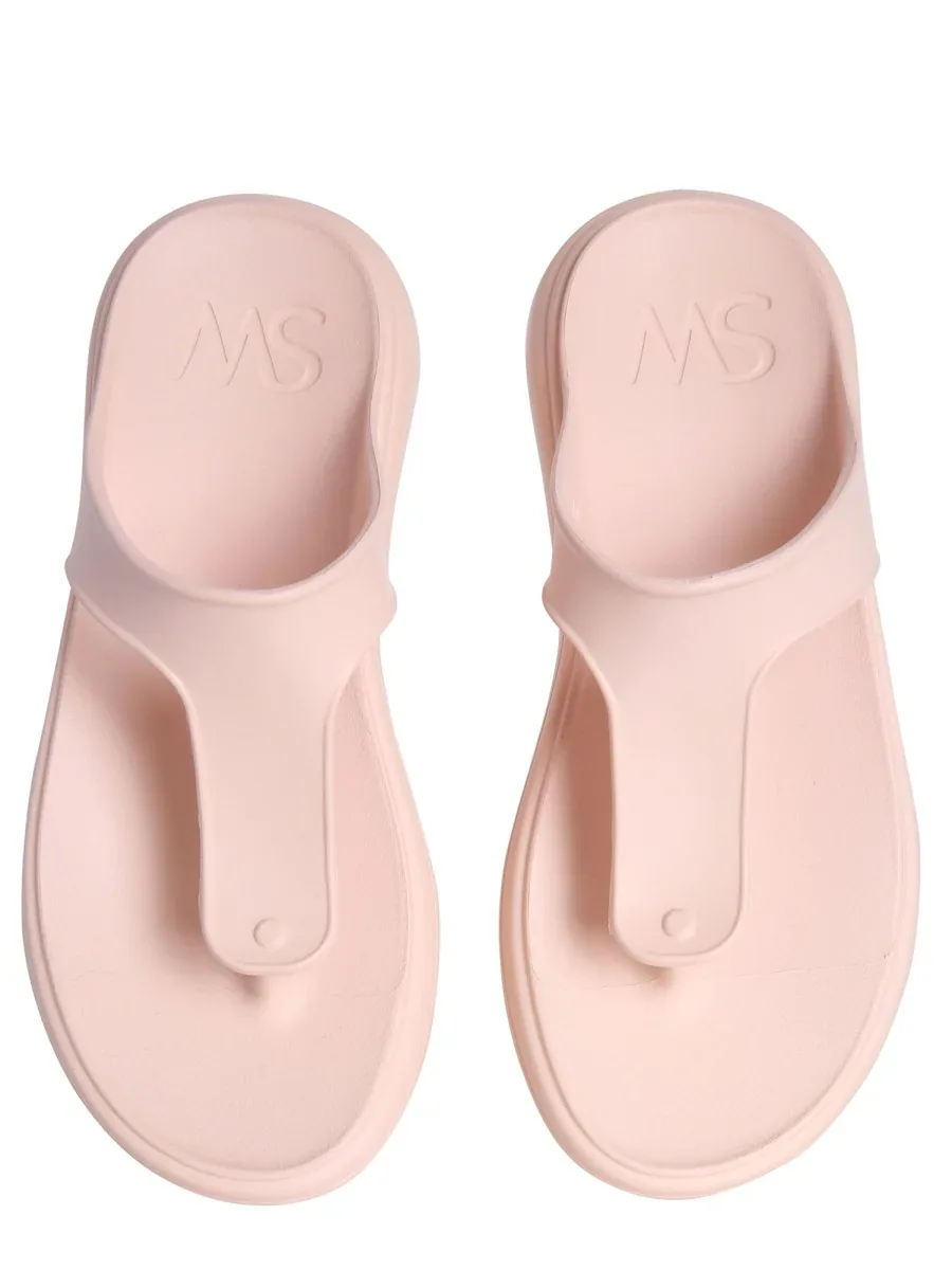 T-Strap Slide Sandals by Stuart Weitzman