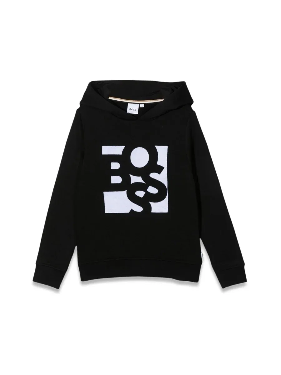 Cotton-Blend Hoodie Sweatshirt by Hugo Boss