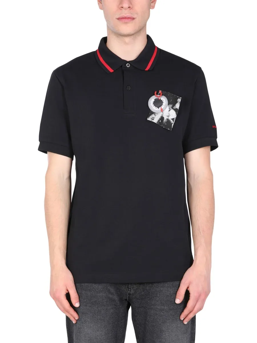 Regular Fit Cotton Polo Shirt by Fred Perry