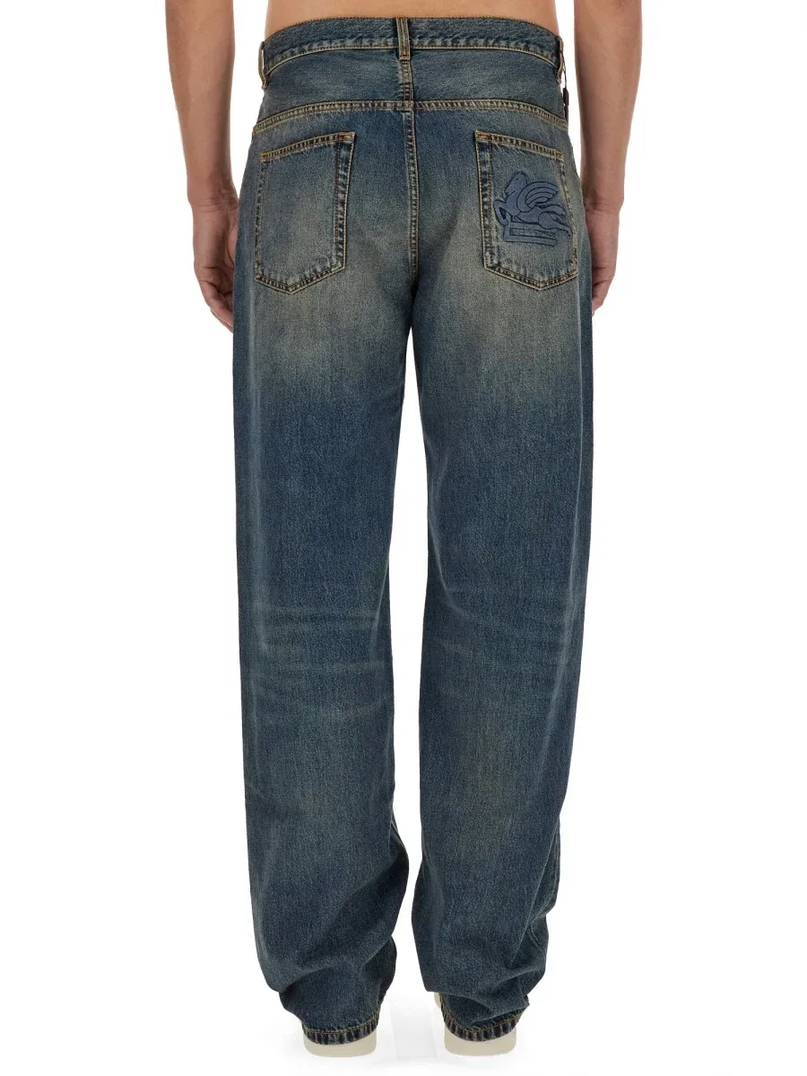 Regular Fit Denim Jeans by ETRO