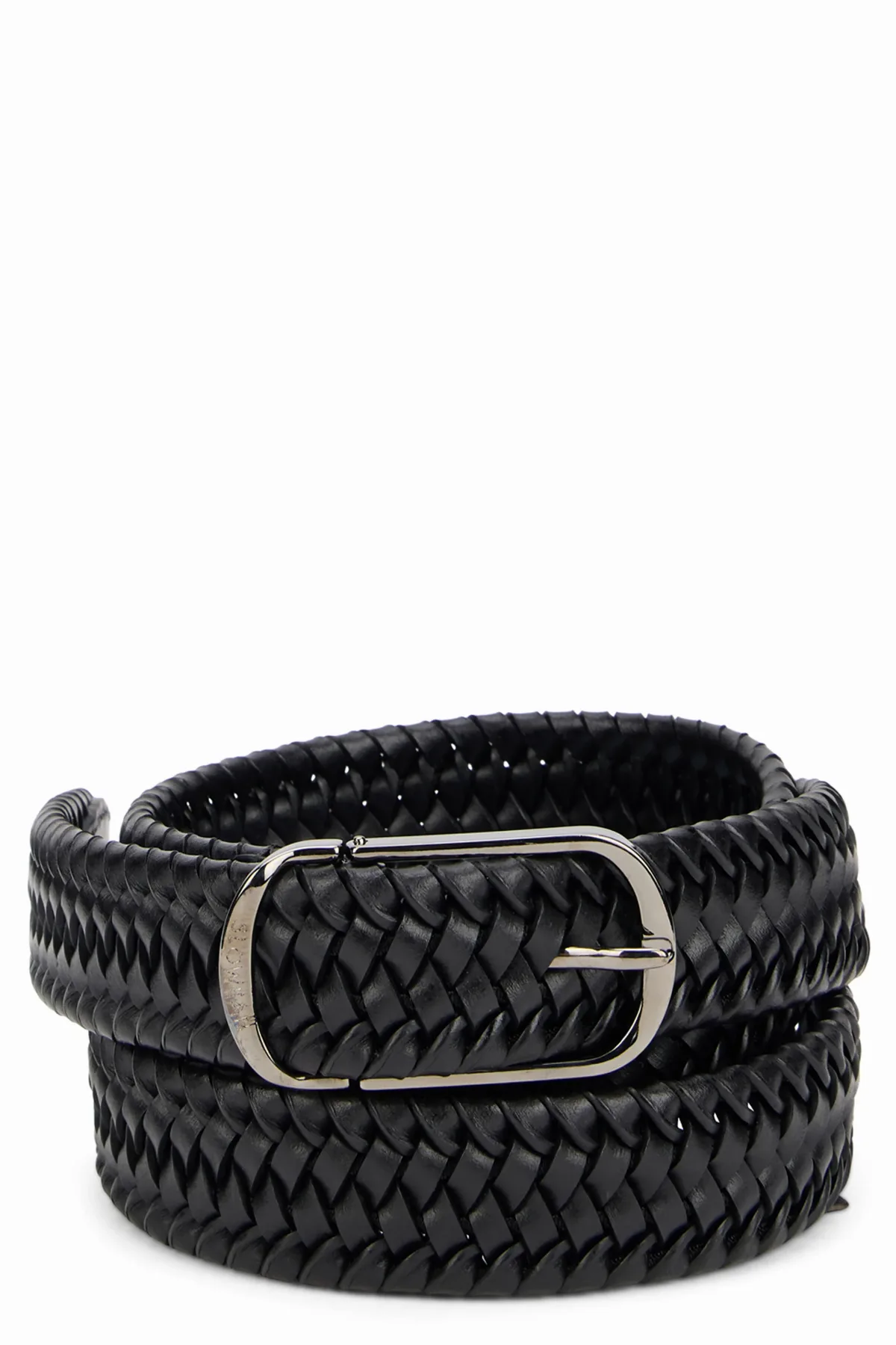 Woven Leather Belt by Slowear