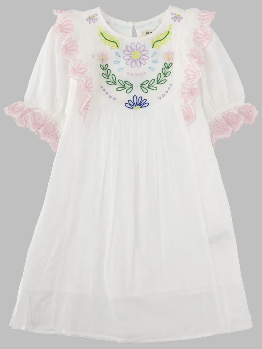 Embroidered Cotton Dress by Bellerose