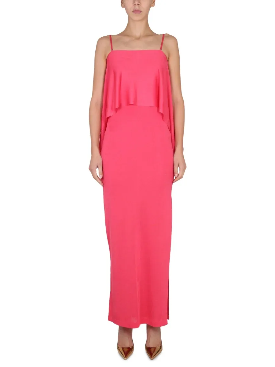 Ruffle Hem Dress by Tom Ford