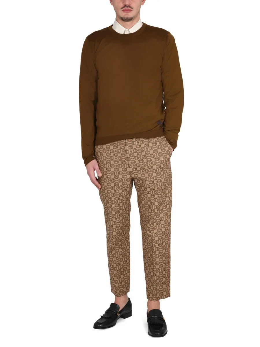 Logo-Embroidered Wool Sweater by Gucci