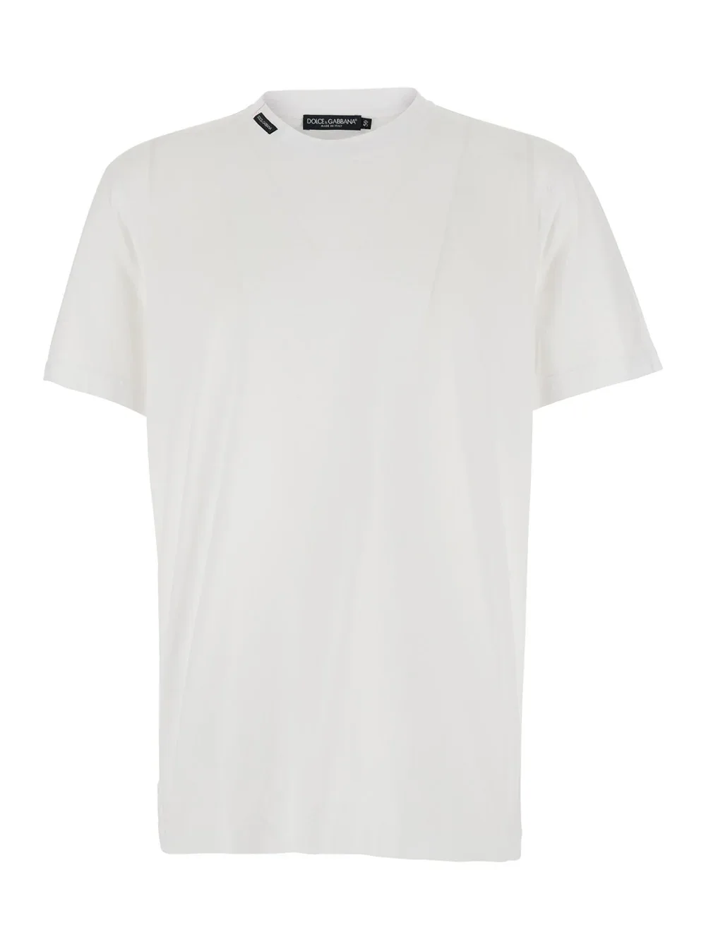Crew Neck Cotton T-Shirt by Dolce & Gabbana