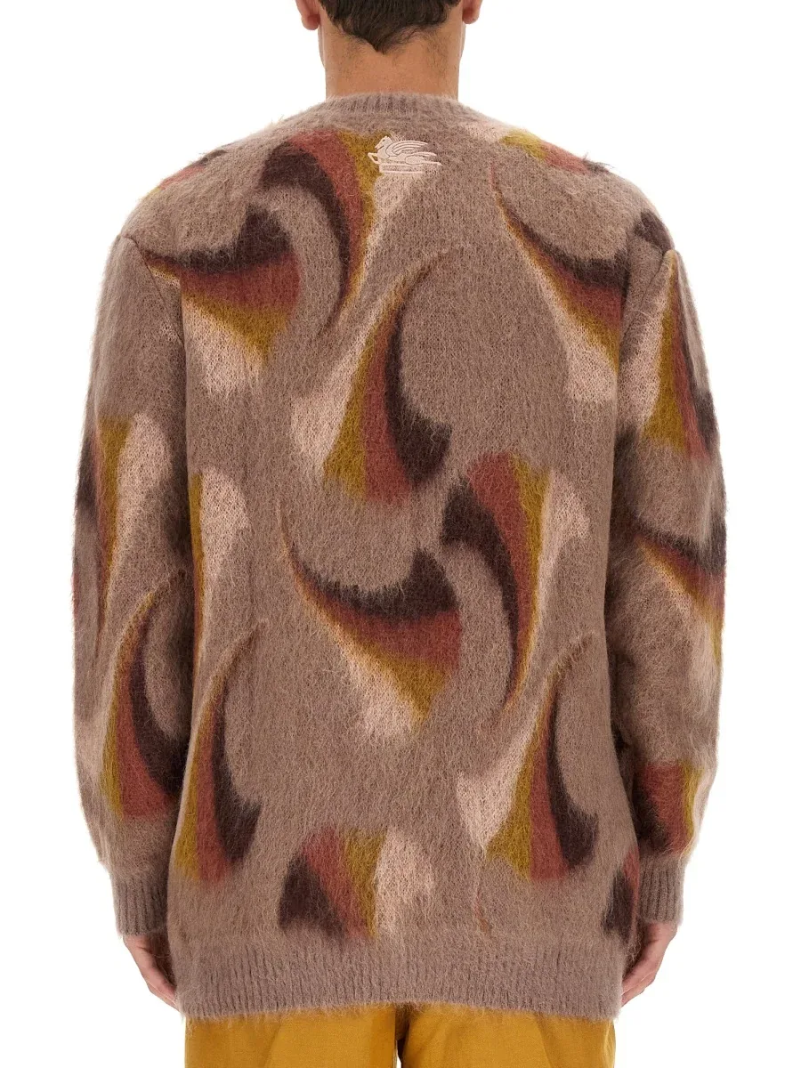 Mohair V-Neck Cardigan by ETRO