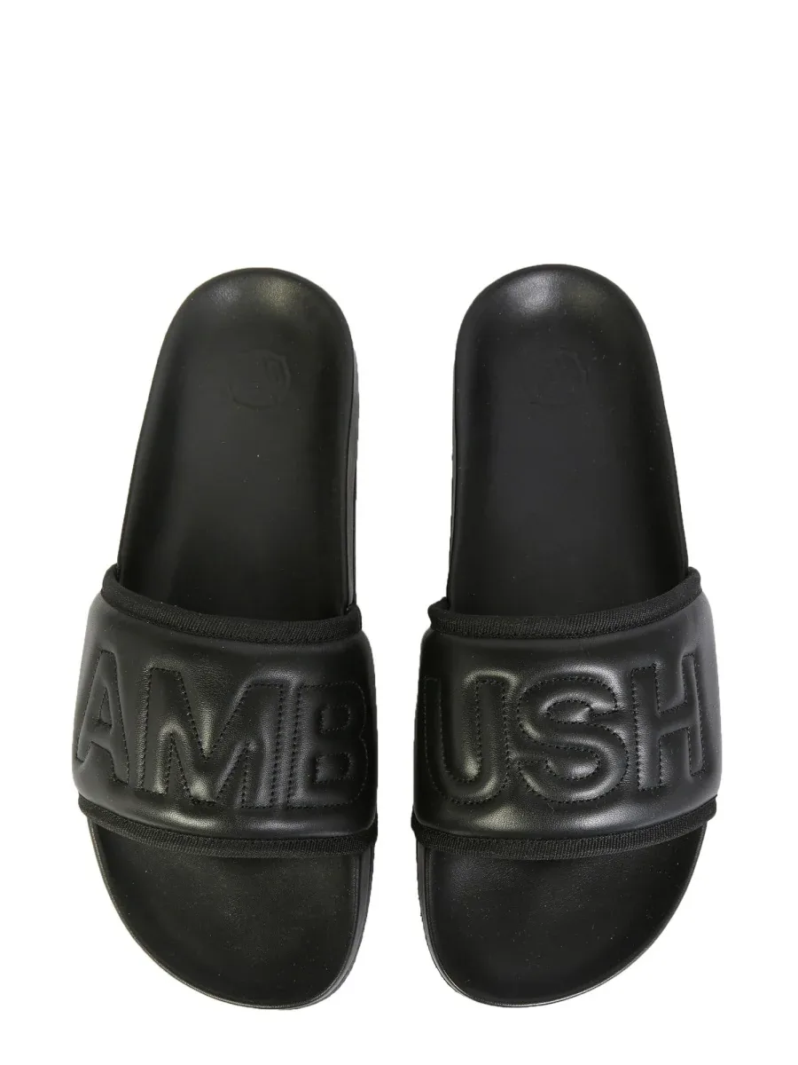 Leather Slide Sandals by Ambush
