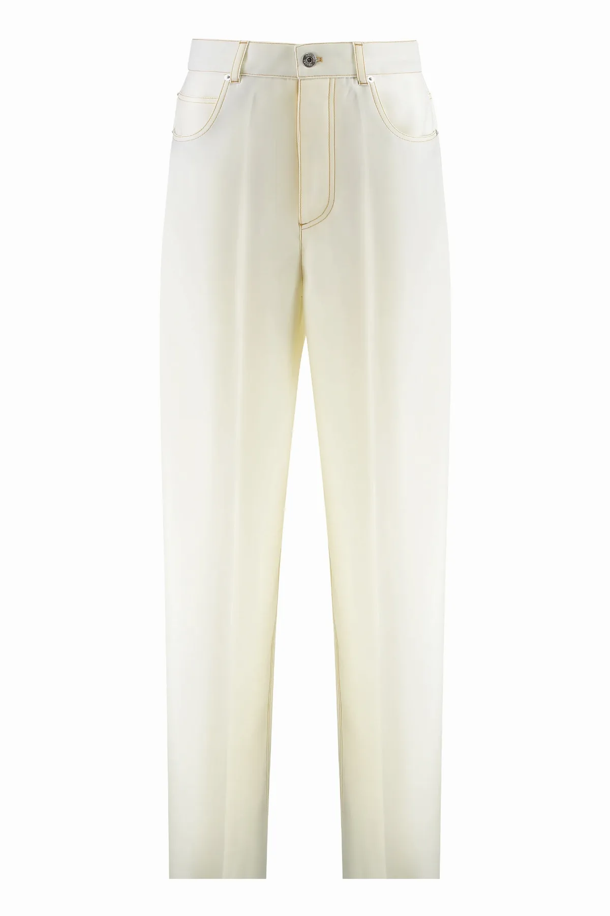Wide-Leg Wool Trousers by Bottega Veneta
