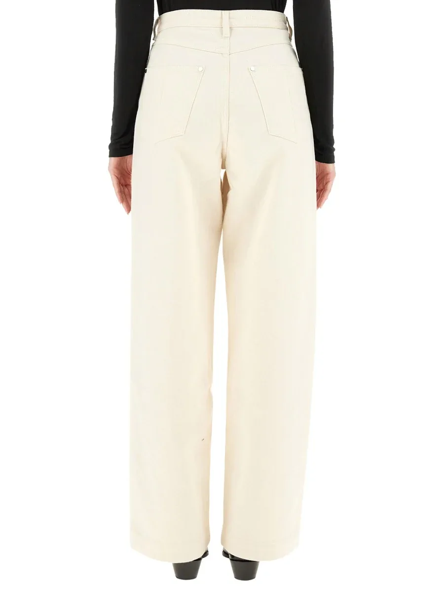 Wide-Leg Cotton Jeans by Peter Do