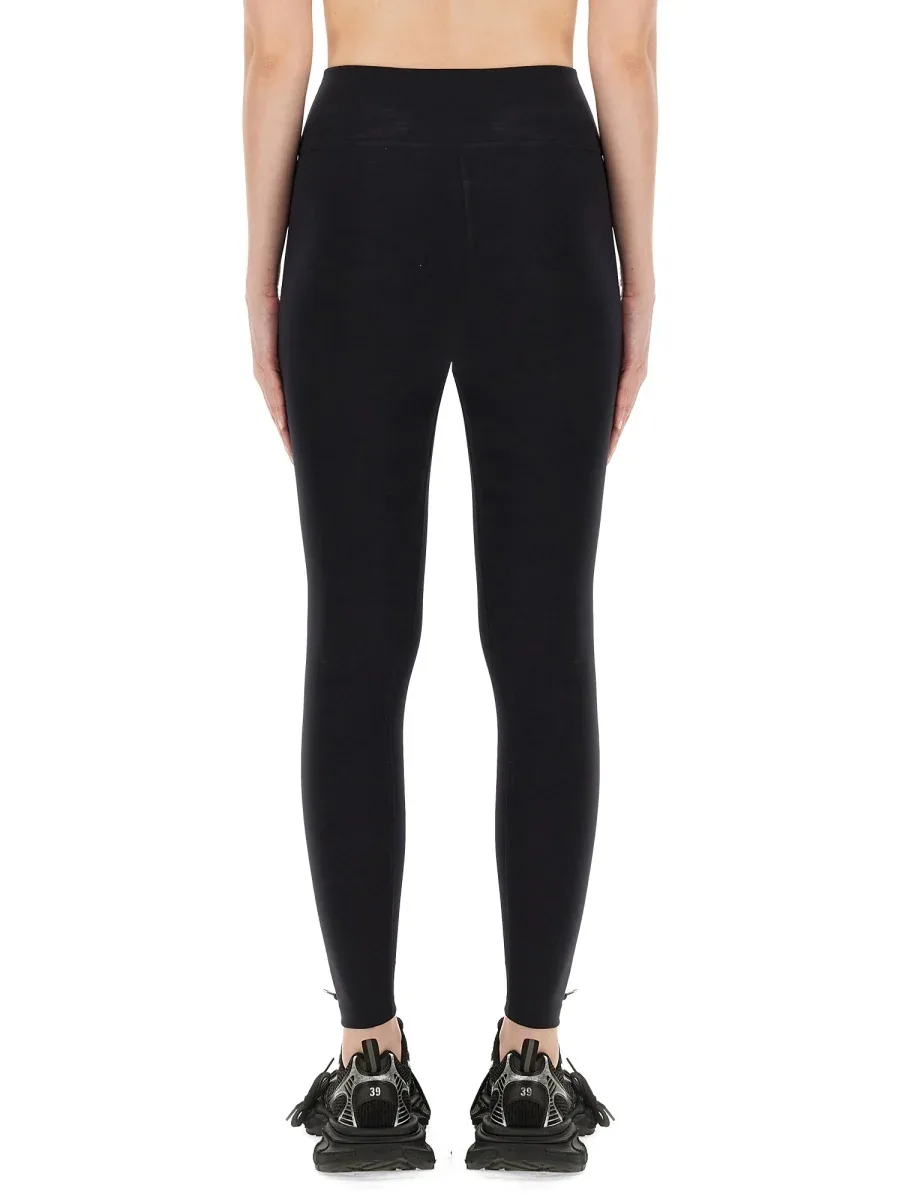 Logo-Embroidered Stretch Polyamide Leggings by Balenciaga