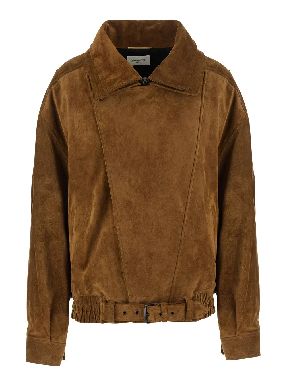 Suede Calf Leather Jacket by Saint Laurent