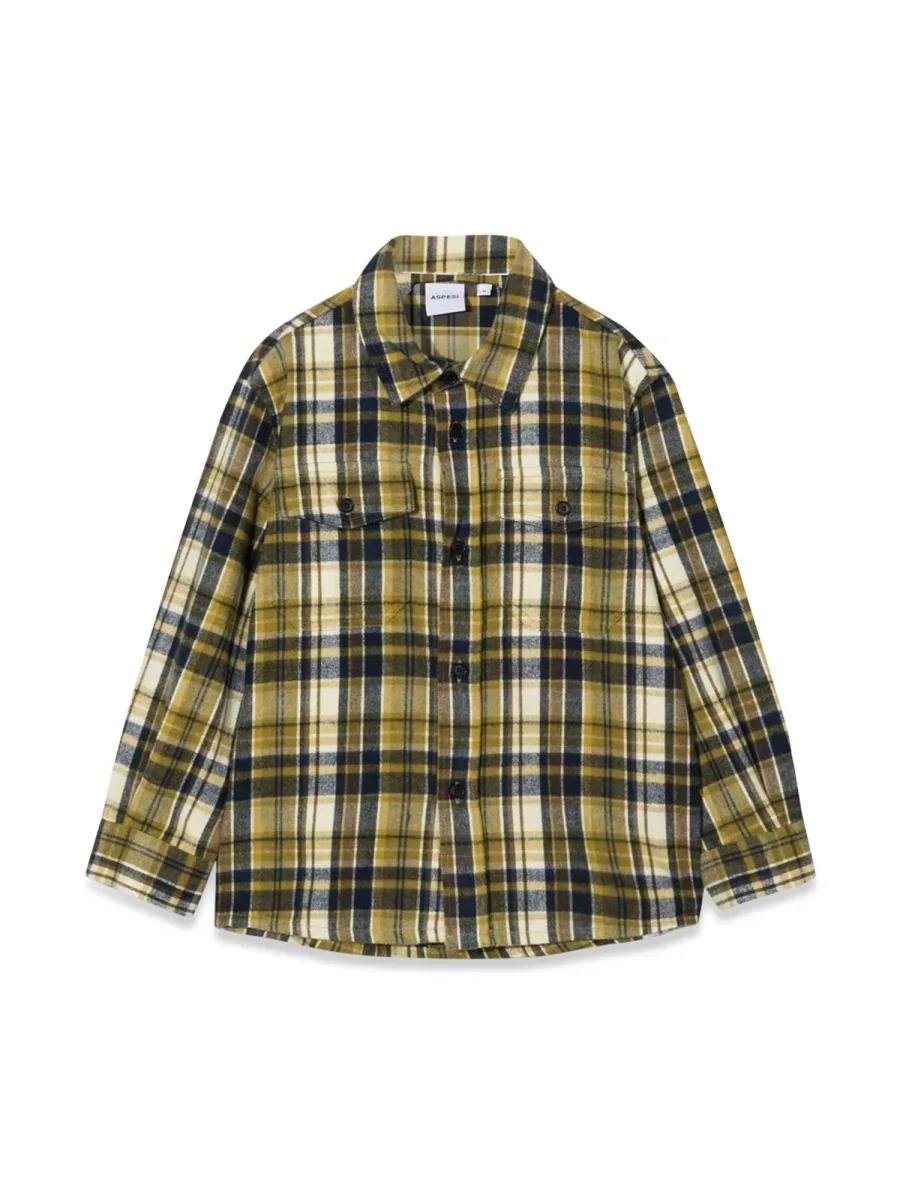 Plaid Cotton Shirt by Aspesi